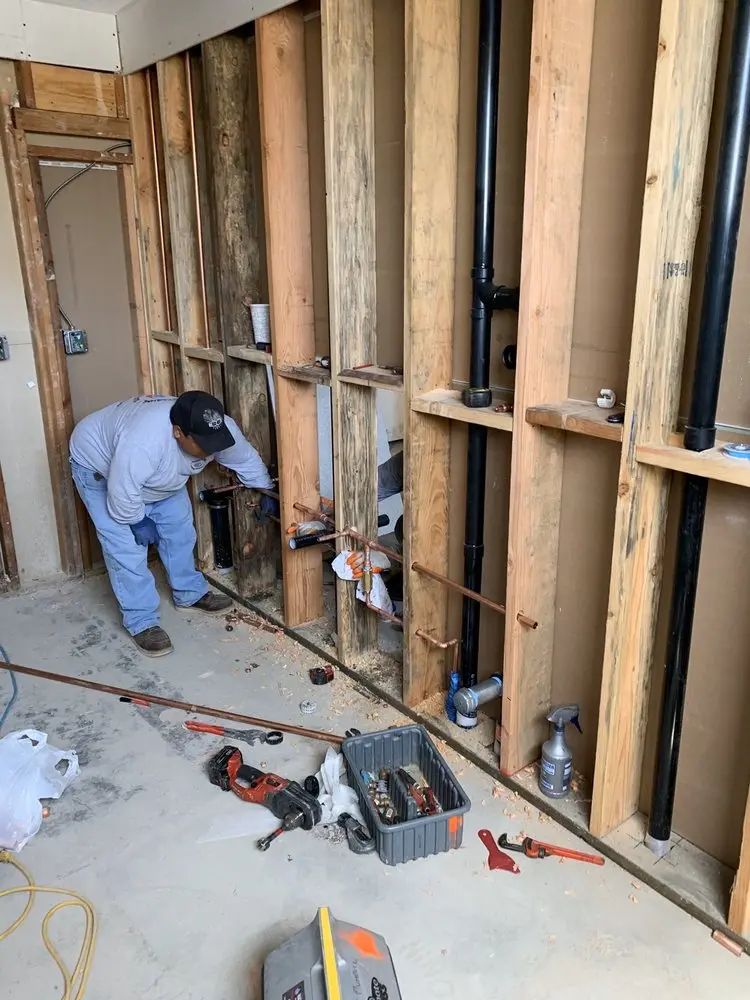 Commercial rough-in plumbing for Commercial Plumbing in Roslyn Woods